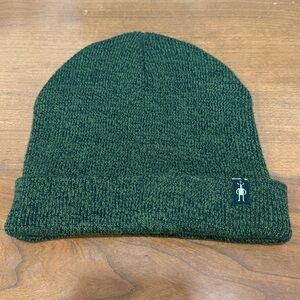 Smartwool Forest Green Knit Cuffed Beanie
